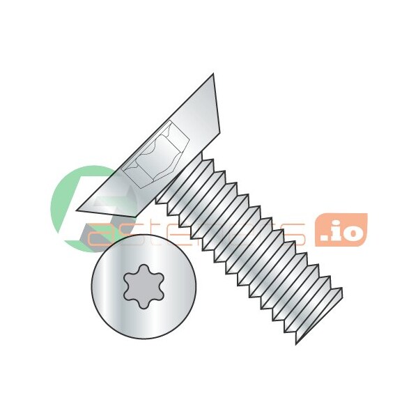 Newport Fasteners #4-40 x 1/4 in Torx Flat Machine Screw, Zinc Plated Steel, 10000 PK 727896 - main